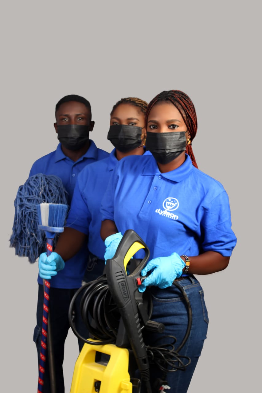 Professional cleaning team